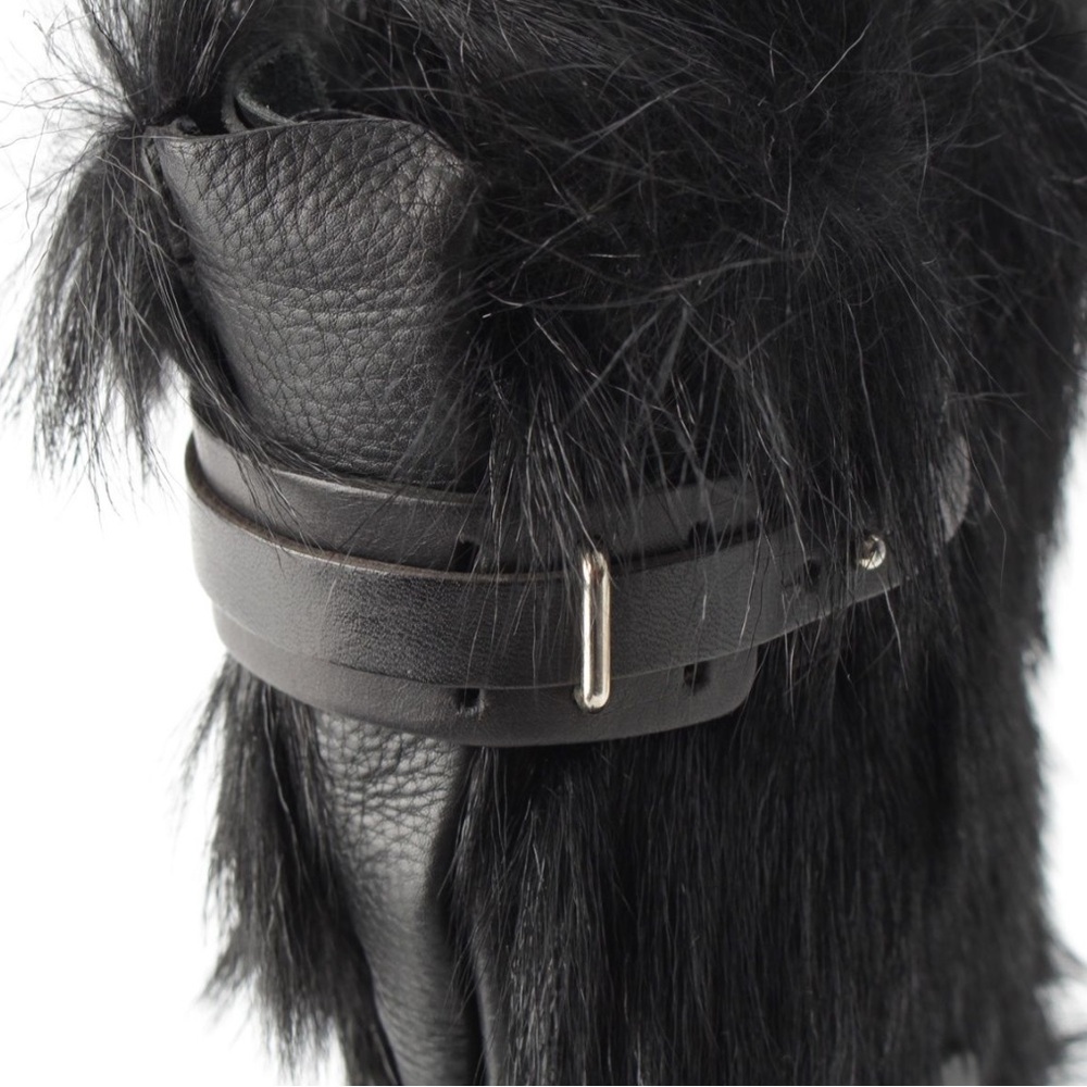 Celine Phoebe Philo era black wedge heel boots 36 - Picture 10 of 11